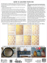 Load image into Gallery viewer, EMPORIUM (4 gold foil pages 12"x 16") - IOD Transfer Pad