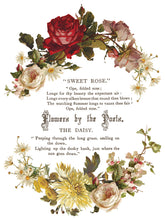 Load image into Gallery viewer, FLOWERS BY THE POETS (8 pages, 12x16") - IOD Transfer Pad