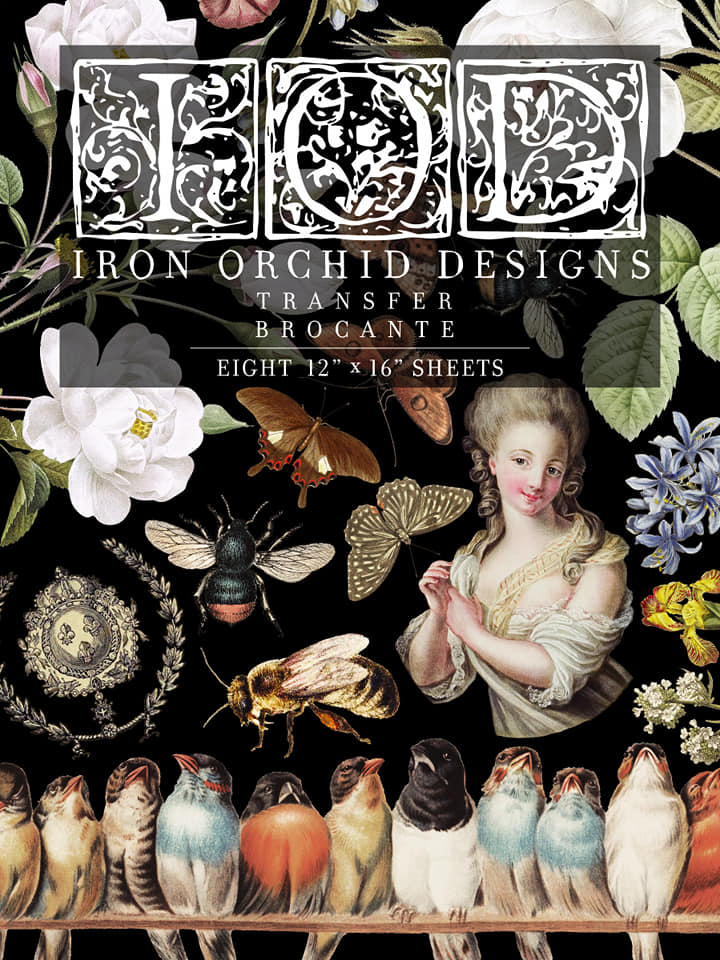 BROCANTE (8 pages) - IOD Transfer Pad