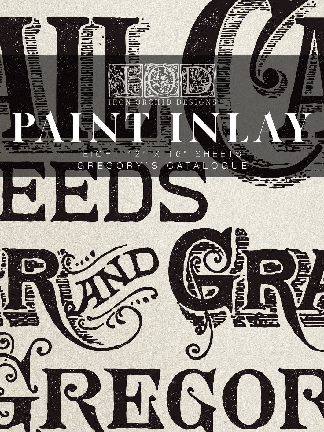 Gregory's Catalogue - IOD Paint Inlay