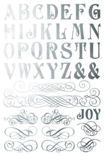 Load image into Gallery viewer, Figgy &amp; Flourish - (8 gold &amp; silver foil pages, 8&quot;x12&quot;)  - IOD Transfer Pad
