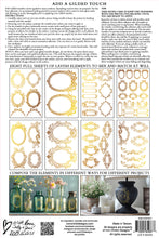 Load image into Gallery viewer, Petits Ornements (8 gold foil pages 8&quot;x 12&quot;) - IOD Transfer Pad
