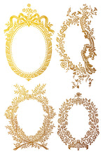 Load image into Gallery viewer, Petits Ornements (8 gold foil pages 8&quot;x 12&quot;) - IOD Transfer Pad
