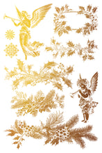 Load image into Gallery viewer, Tinsel - (8 gold foil pages, 8&quot;x12&quot;)  - IOD Transfer Pad
