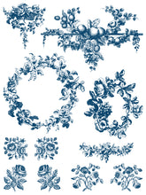 Load image into Gallery viewer, Delft Traditions AZURE - IOD Paint Inlay
