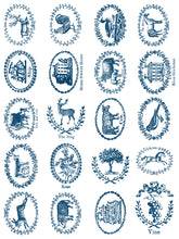 Load image into Gallery viewer, Delft Traditions AZURE - IOD Paint Inlay
