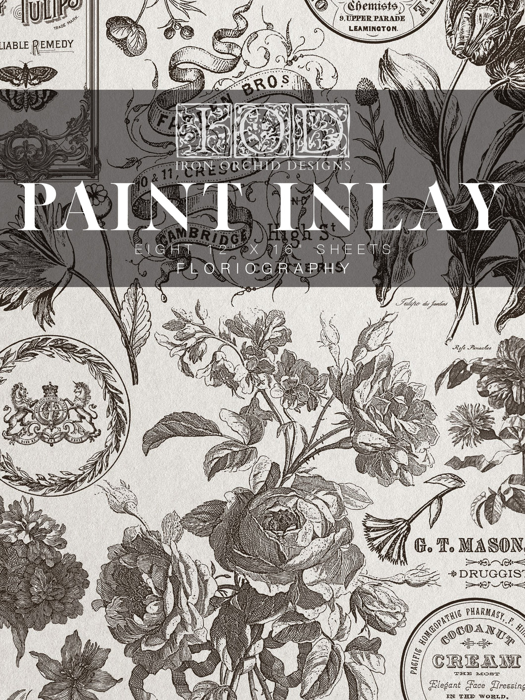 FLORIOGRAPHY - IOD Paint Inlay