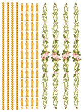 Load image into Gallery viewer, Petite Fleur PINK - IOD Paint Inlay

