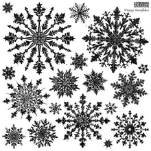Load image into Gallery viewer, Vintage Snowflakes - IOD Stamp
