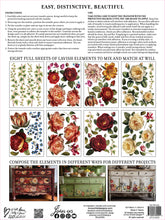 Load image into Gallery viewer, COLLAGE DE FLEURS (8 pages) - IOD Transfer Pad
