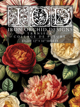 Load image into Gallery viewer, COLLAGE DE FLEURS (8 pages) - IOD Transfer Pad
