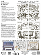 Load image into Gallery viewer, COTSWOLDS (8 pages) - IOD Transfer Pad
