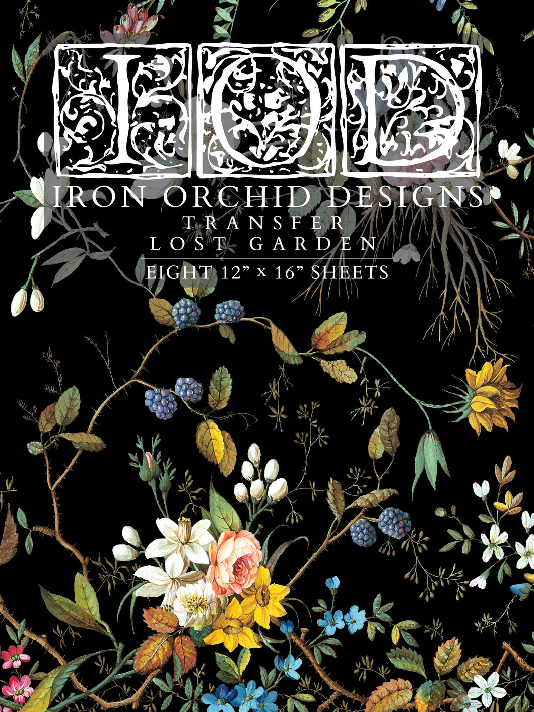 LOST GARDEN (8 pages) - IOD Transfer Pad