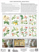 Load image into Gallery viewer, Rose Botanical (8 pages) - IOD Transfer Pad
