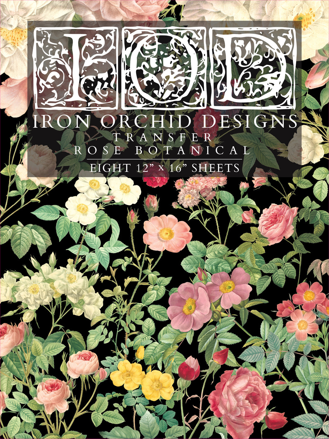 Rose Botanical (8 pages) - IOD Transfer Pad