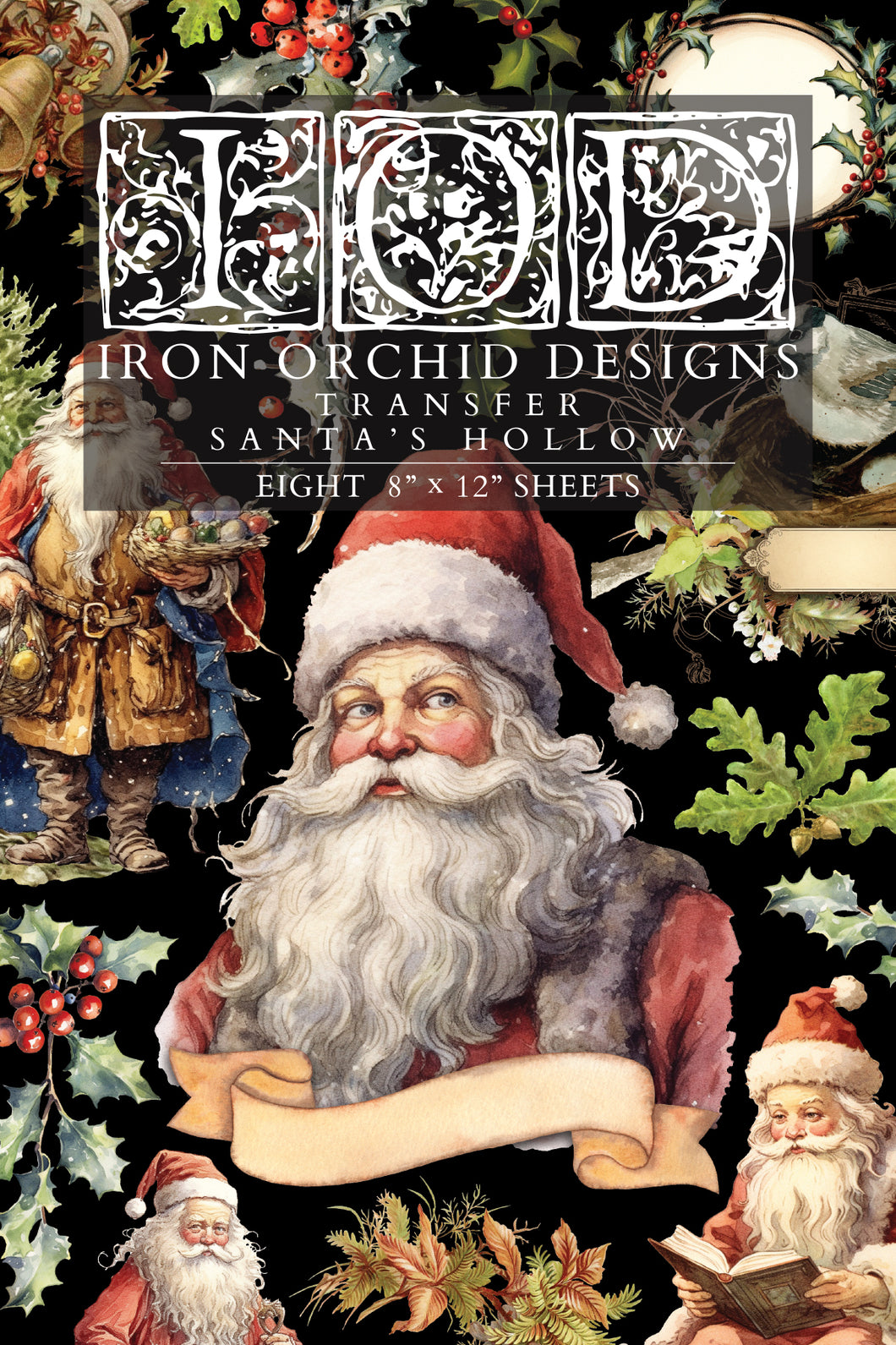 Santa's Hollow (8 pages) - IOD Transfer Pad
