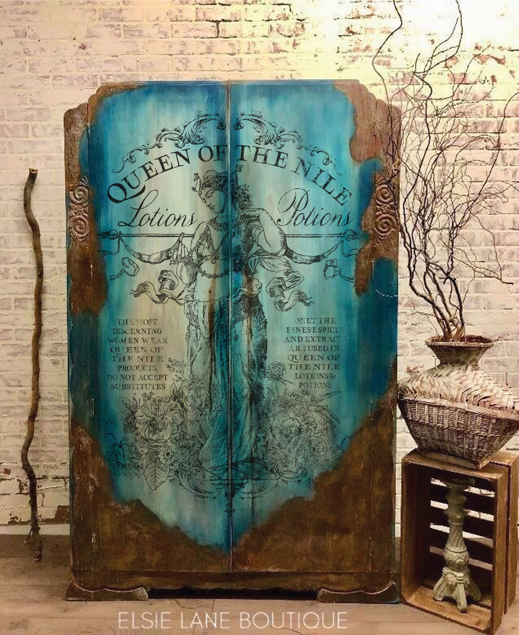Queen of the Nile - IOD Paint Inlay