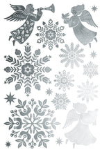 Load image into Gallery viewer, ANGELS SING - (8 gold &amp; silver foil pages, 8"x12")  - IOD Transfer Pad
