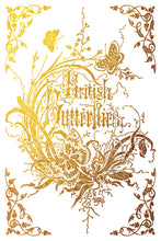 Load image into Gallery viewer, ATHENAEUM - (8 gold &amp; silver foil pages, 8"x12")  - IOD Transfer Pad
