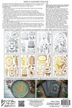 Load image into Gallery viewer, PAPILLON - (8 gold &amp; silver foil pages, 8"x12")  - IOD Transfer Pad
