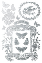 Load image into Gallery viewer, PAPILLON - (8 gold &amp; silver foil pages, 8"x12")  - IOD Transfer Pad
