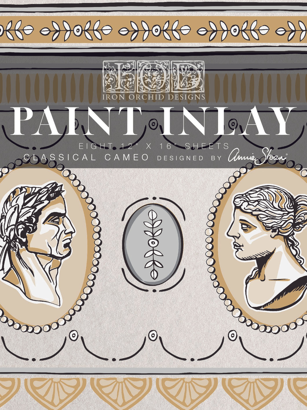 Classic Cameos - IOD Paint Inlay