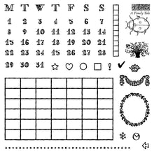 Load image into Gallery viewer, A TIMELY TALE Mini Stamp Box Set - IOD Stamp 4 Sheets, 6”x6”
