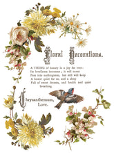 Load image into Gallery viewer, FLOWERS BY THE POETS (8 pages, 12x16") - IOD Transfer Pad

