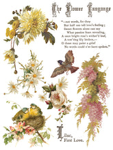 Load image into Gallery viewer, FLOWERS BY THE POETS (8 pages, 12x16") - IOD Transfer Pad
