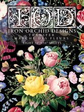 Load image into Gallery viewer, MARCHÉ DES FLEURS (8 pages, 12x16") - IOD Transfer Pad
