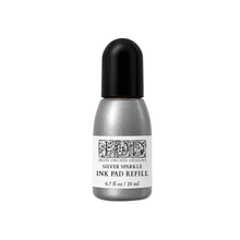 Load image into Gallery viewer, Silver Sparkle Pigment Ink
