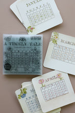 Load image into Gallery viewer, A TIMELY TALE Mini Stamp Box Set - IOD Stamp 4 Sheets, 6”x6”
