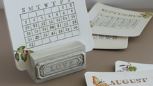 Load image into Gallery viewer, A TIMELY TALE Mini Stamp Box Set - IOD Stamp 4 Sheets, 6”x6”
