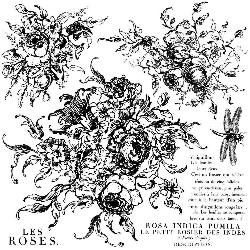 Rose Toile - IOD Stamp